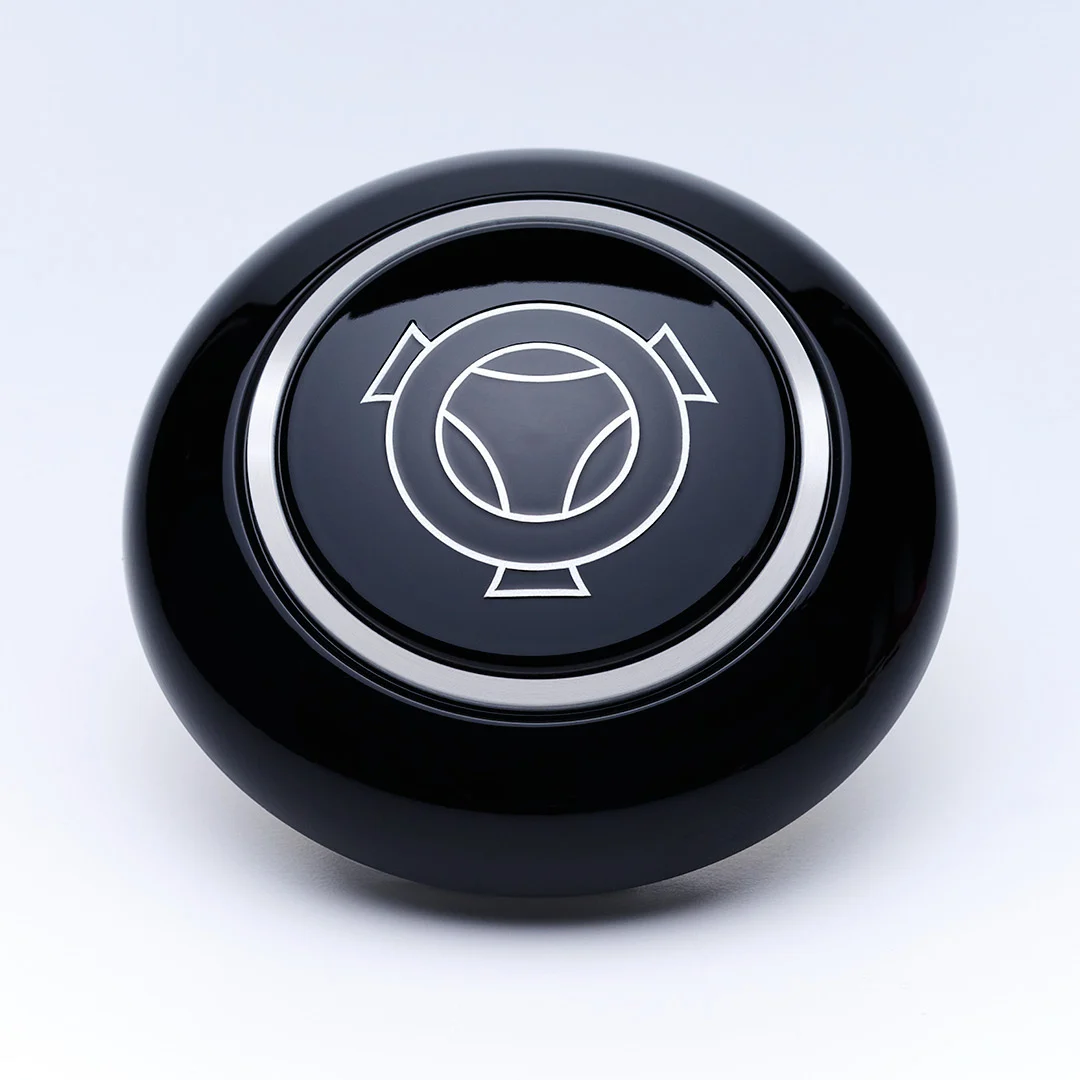 Three-spoke Steering Wheel 50cm Black