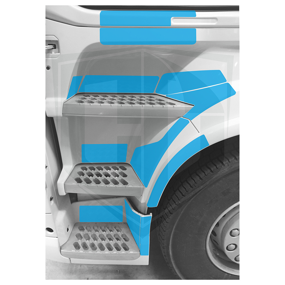 Clear Defend Entry step PPF Volvo FH4
