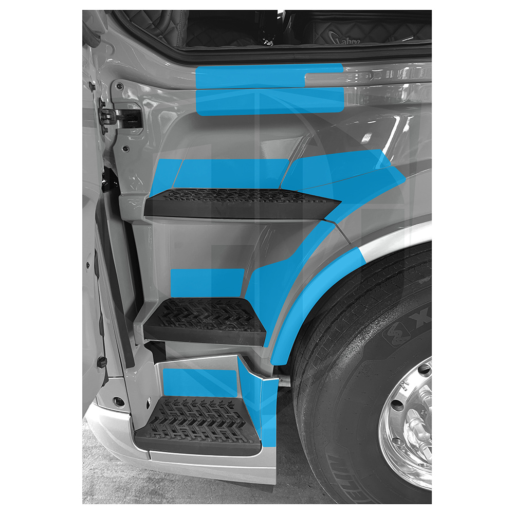 Clear Defend Entry step PPF Volvo FH5