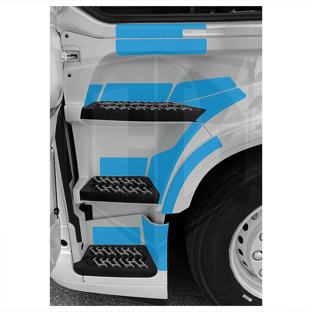 Clear Defend Entry step PPF Volvo Aero
