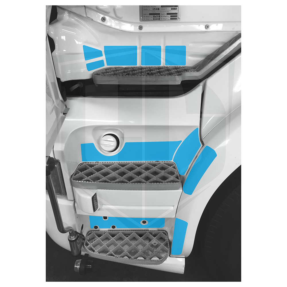 Clear Defend Entry step PPF Scania NG R-series