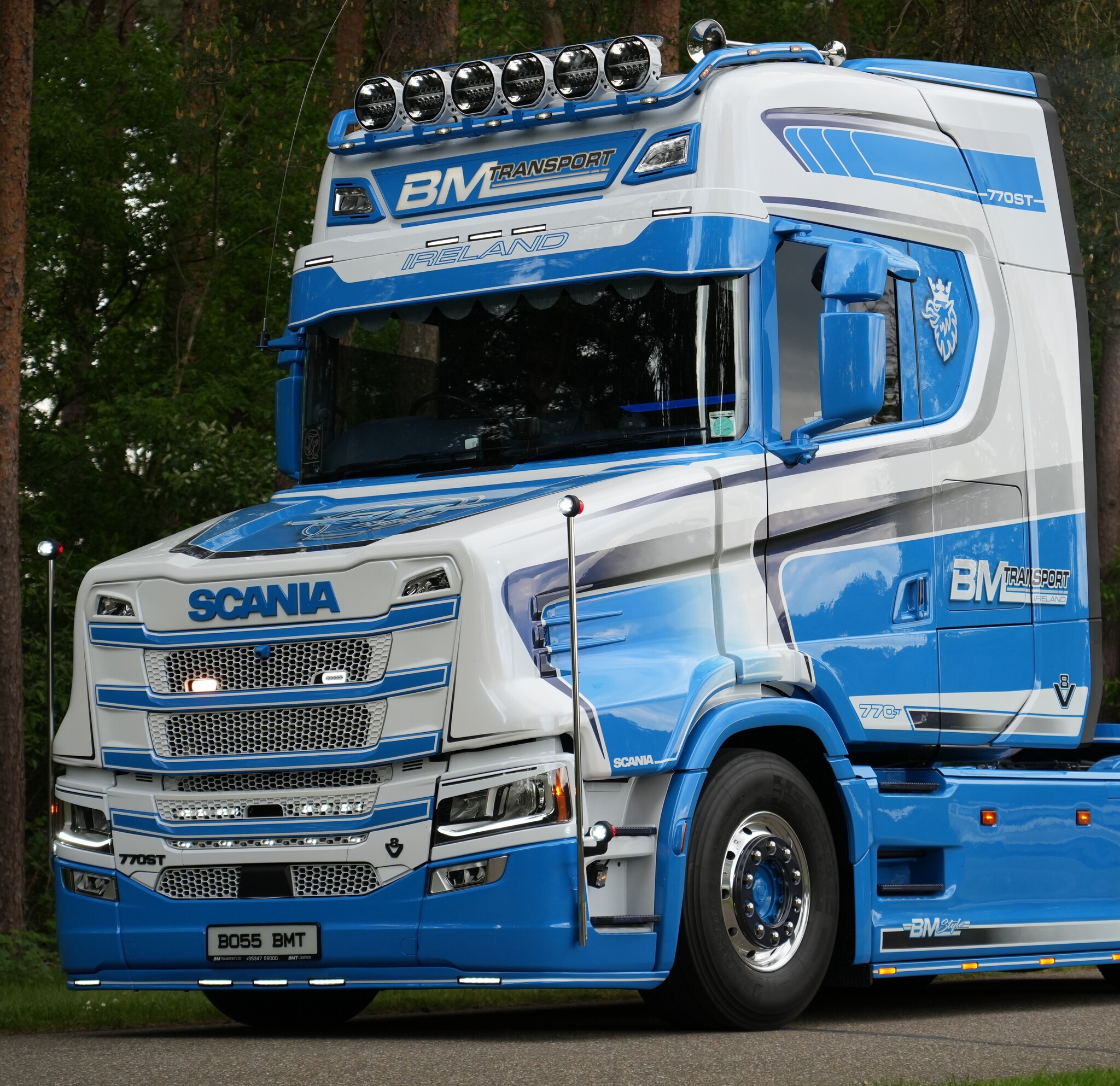 TruckStyle Sweden Truckstyle Sweden Zonneklep Scania NG 35cm