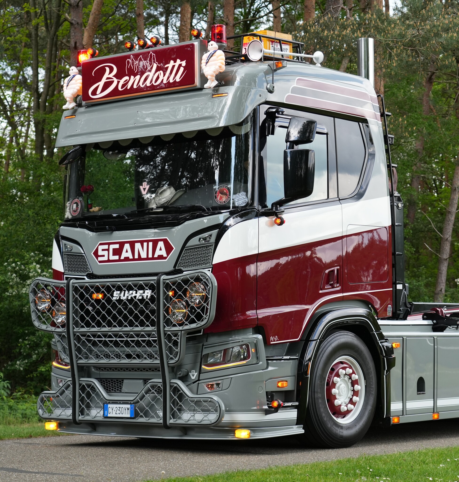 Coles Custom Mexicano Zonneklep voor Scania NextGen