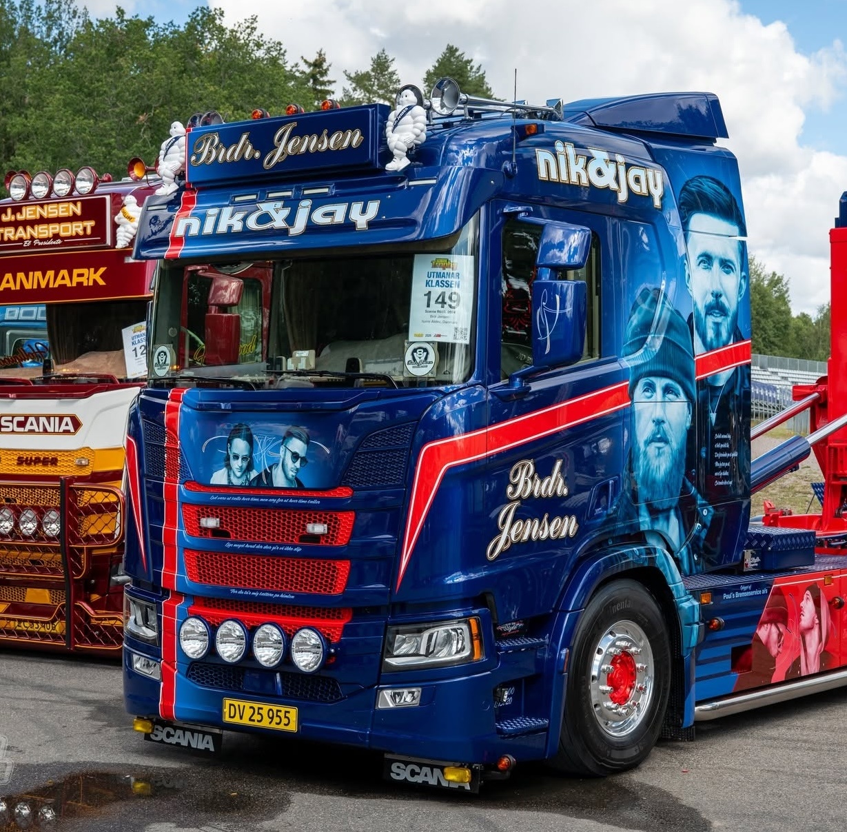 Coles Custom Mexicano Zonneklep voor Scania NextGen