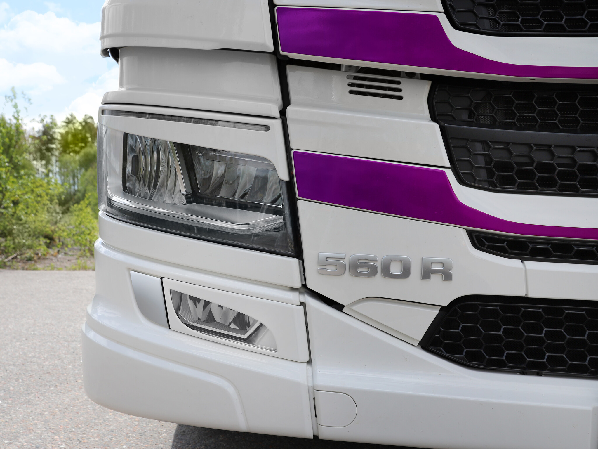 Fog lights Eyelids Scania NG