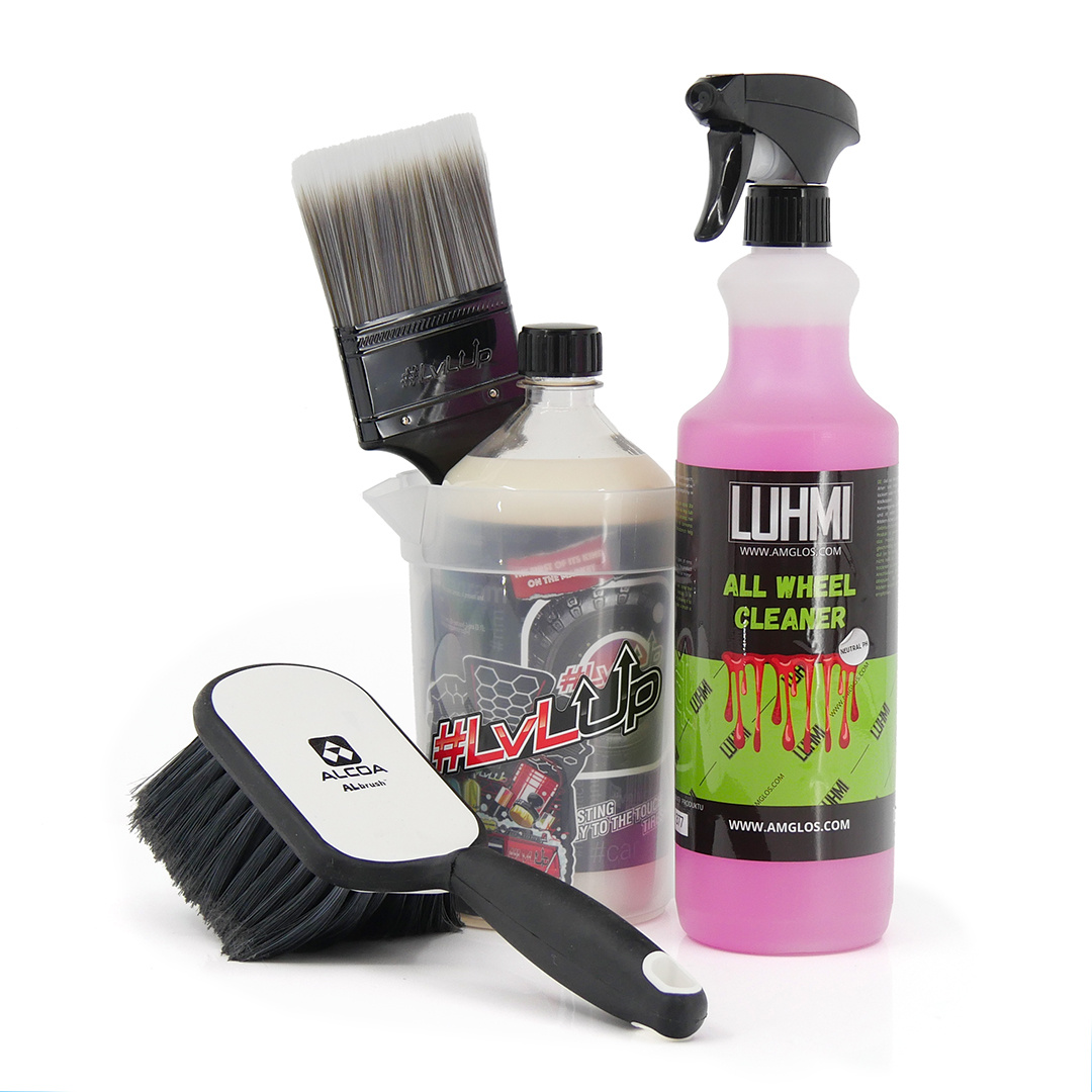 Complete wheel cleaning package