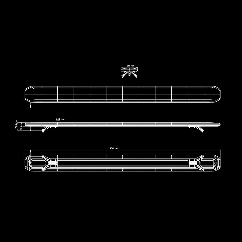 Skylord SKYN1 EXP Zwaailampbalk 1800mm