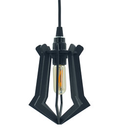 Lampen - Industriële lamp 007 - Zwart