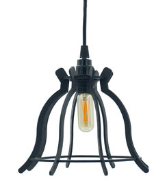 Lampen - Industriële lamp 005 - Zwart