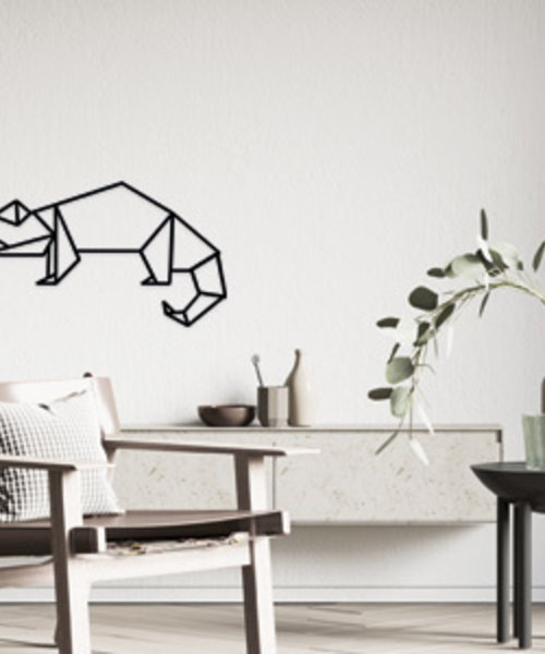 Casa Sentir Wanddecoratie - Origami - Gekko