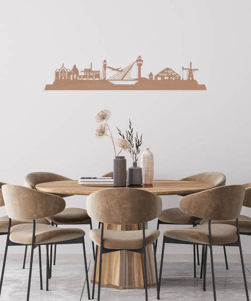 Casa Sentir Wandecoratie - Skyline Haarlemmermeer  - Naturel