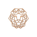 Casa Sentir Wanddecoratie - Geometrische Leeuw - Naturel