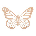 Casa Sentir Wanddecoratie - Vlinder Monarch - Naturel