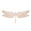 Casa Sentir Wanddecoratie - Libelle - Naturel