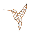 Casa Sentir Wanddecoratie - Geometrische Kolibrie - Naturel