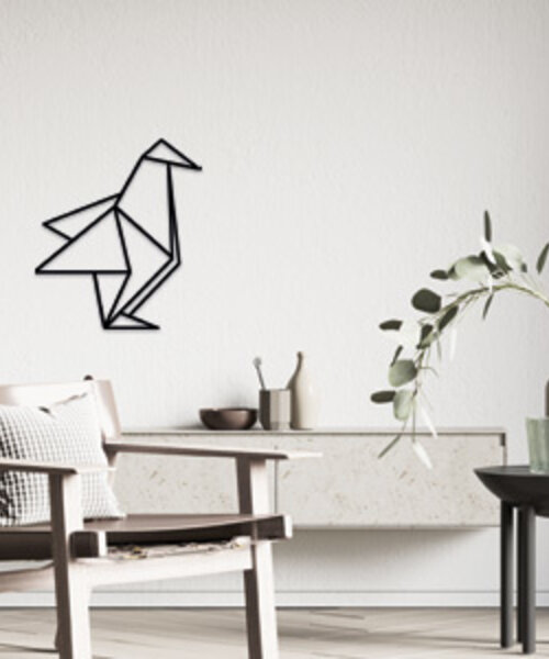 Casa Sentir Wanddecoratie - Origami - Pinguïn
