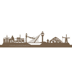 Wandecoratie - Skyline Haarlemmermeer  - Naturel