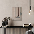 Casa Sentir Wanddecoratie Felto Abstract - Taupe&Sand