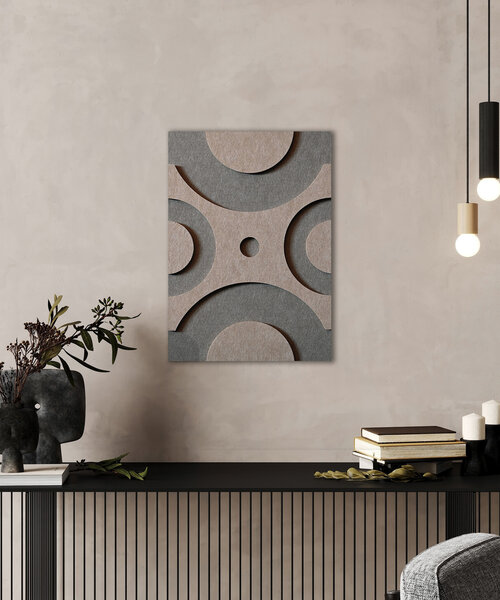 Casa Sentir Wanddecoratie Felto Spider - Taupe&Sand