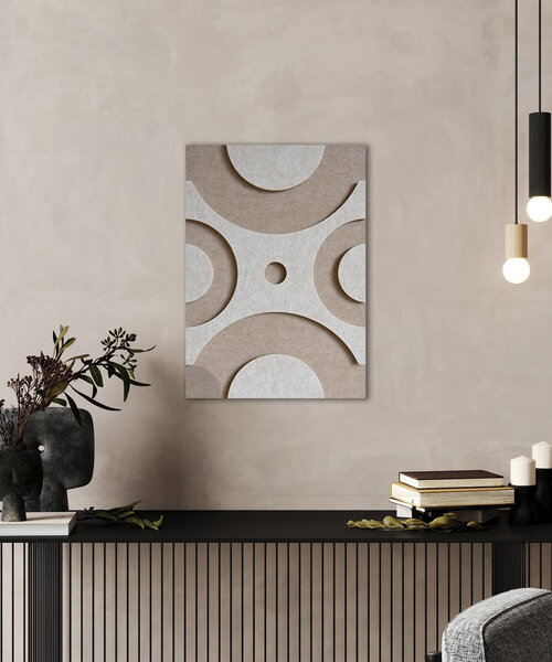 Casa Sentir Wanddecoratie Felto Spider - Sand&White
