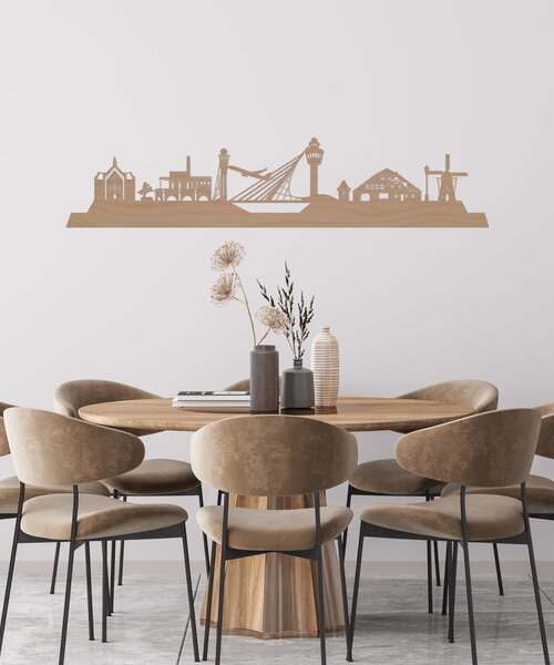 Casa Sentir Wandecoratie - Skyline Haarlemmermeer - Dik Trom - Naturel