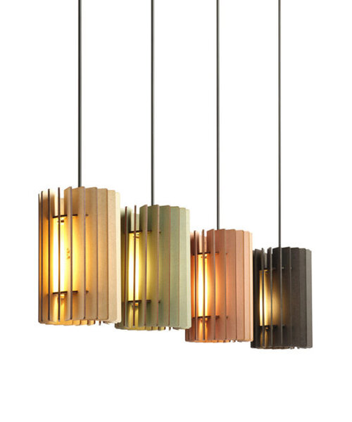Van Tjalle en Jasper Zylinder hanglamp E14 in 4 kleuren