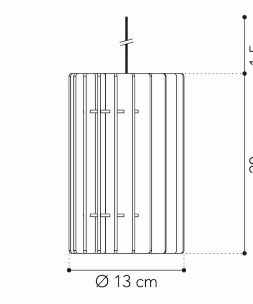 Van Tjalle en Jasper Zylinder hanglamp E14 in 4 kleuren