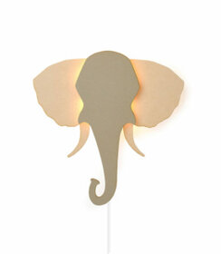 Dieren muurlamp - Olifant