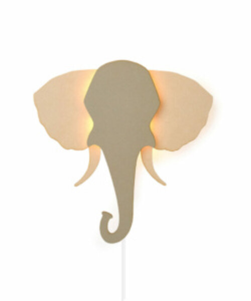 Van Tjalle en Jasper Dieren muurlamp - Olifant