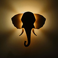 Van Tjalle en Jasper Dieren muurlamp - Olifant