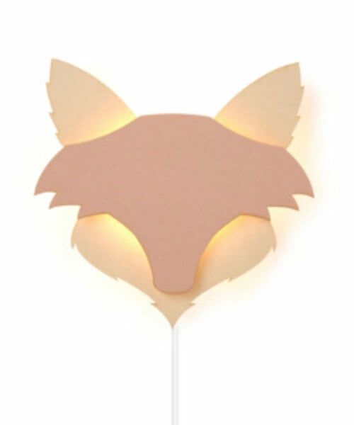 Van Tjalle en Jasper Dieren muurlamp - Vos