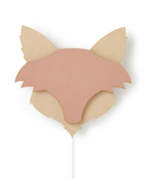 Van Tjalle en Jasper Dieren muurlamp - Vos