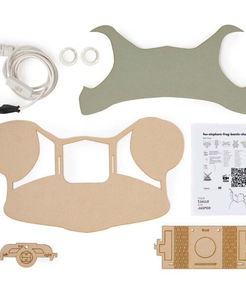 Van Tjalle en Jasper Dieren muurlamp - Kikker