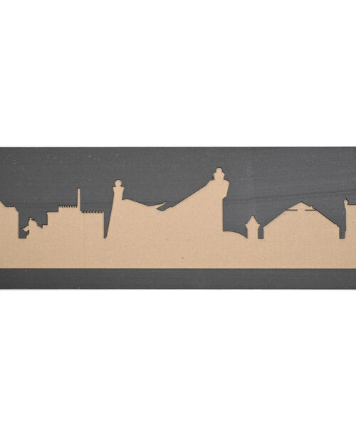 Casa Sentir Wandecoratie - Skyline Haarlemmermeer - Dik Trom - Zwart