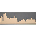 Casa Sentir Wandecoratie - Skyline Rotterdam - Zwart