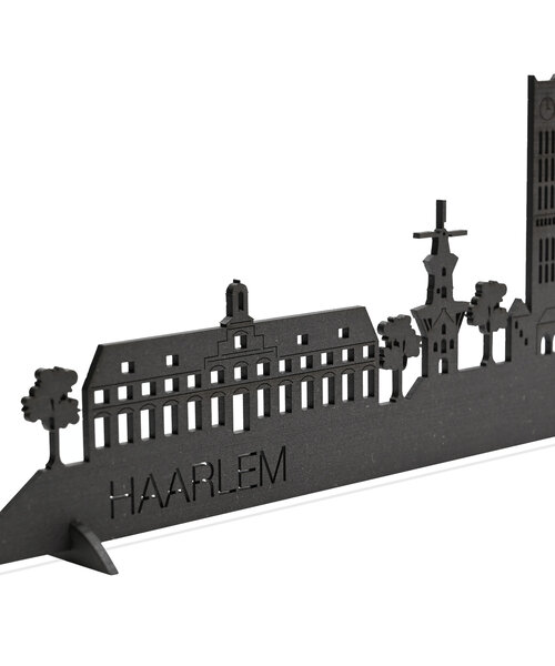 Casa Sentir Wandecoratie - Skyline Haarlem - Zwart