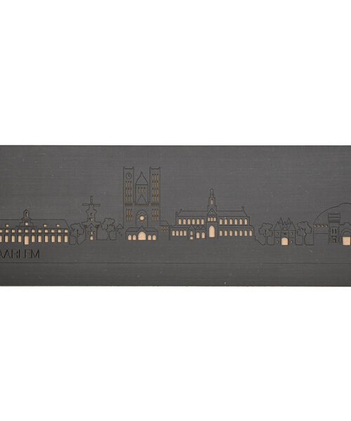 Casa Sentir Wandecoratie - Skyline Haarlem - Zwart