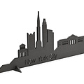 Casa Sentir Wanddecoratie - Skyline New York City - Zwart