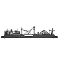 Casa Sentir Wandecoratie - Skyline Haarlemmermeer - Dik Trom - Zwart