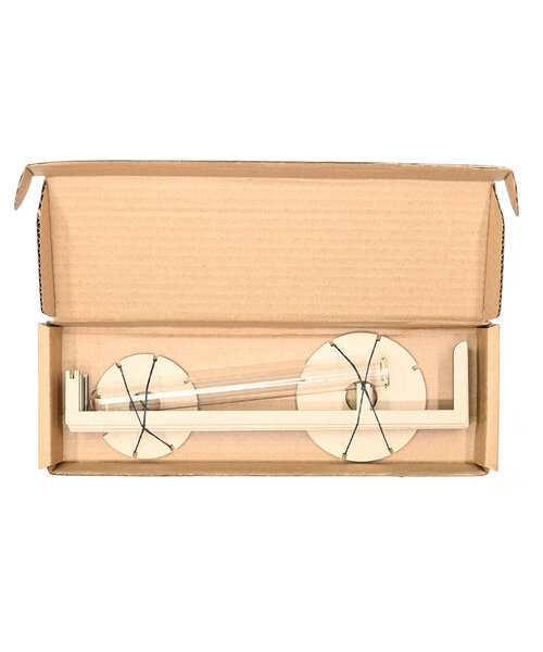 Casa Sentir Bloemvaas - Square met droogbloemen - Naturel