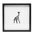 Casa Sentir Kinderkamer - Decoratielijst Giraffe - Zwart