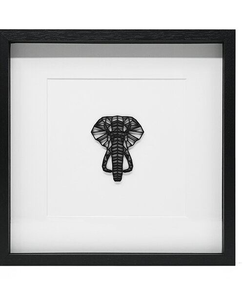 Casa Sentir Kinderkamer - Decoratielijst Olifant - Zwart