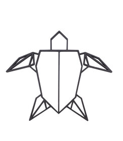 Wanddecoratie - Origami - Schildpad