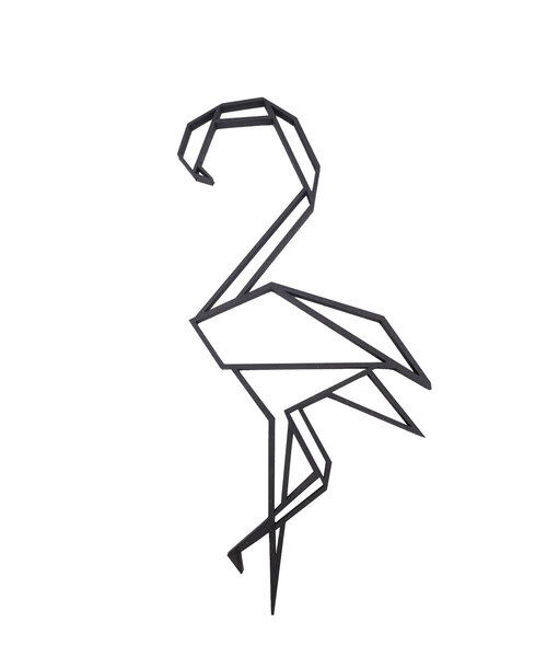 Casa Sentir Wanddecoratie - Origami - Flamingo