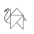 Casa Sentir Wanddecoratie - Origami - Dromedaris