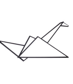 Wanddecoratie - Origami - Zwaan vliegend