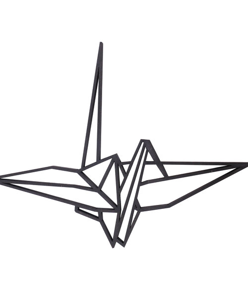 Casa Sentir Wanddecoratie - Origami - Kraanvogel