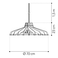 Van Tjalle en Jasper Nikolamp Tesla XL Hanglamp