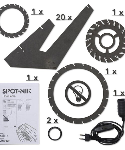 Van Tjalle en Jasper Spot-Nik XL Vloerlamp