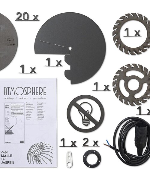 Van Tjalle en Jasper Atmosphere hanglamp